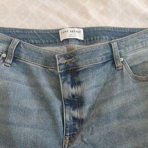 Lane Bryant 24 Long Ripped Jeans